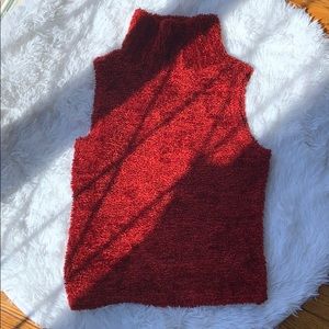 Red Sleeveless shirt